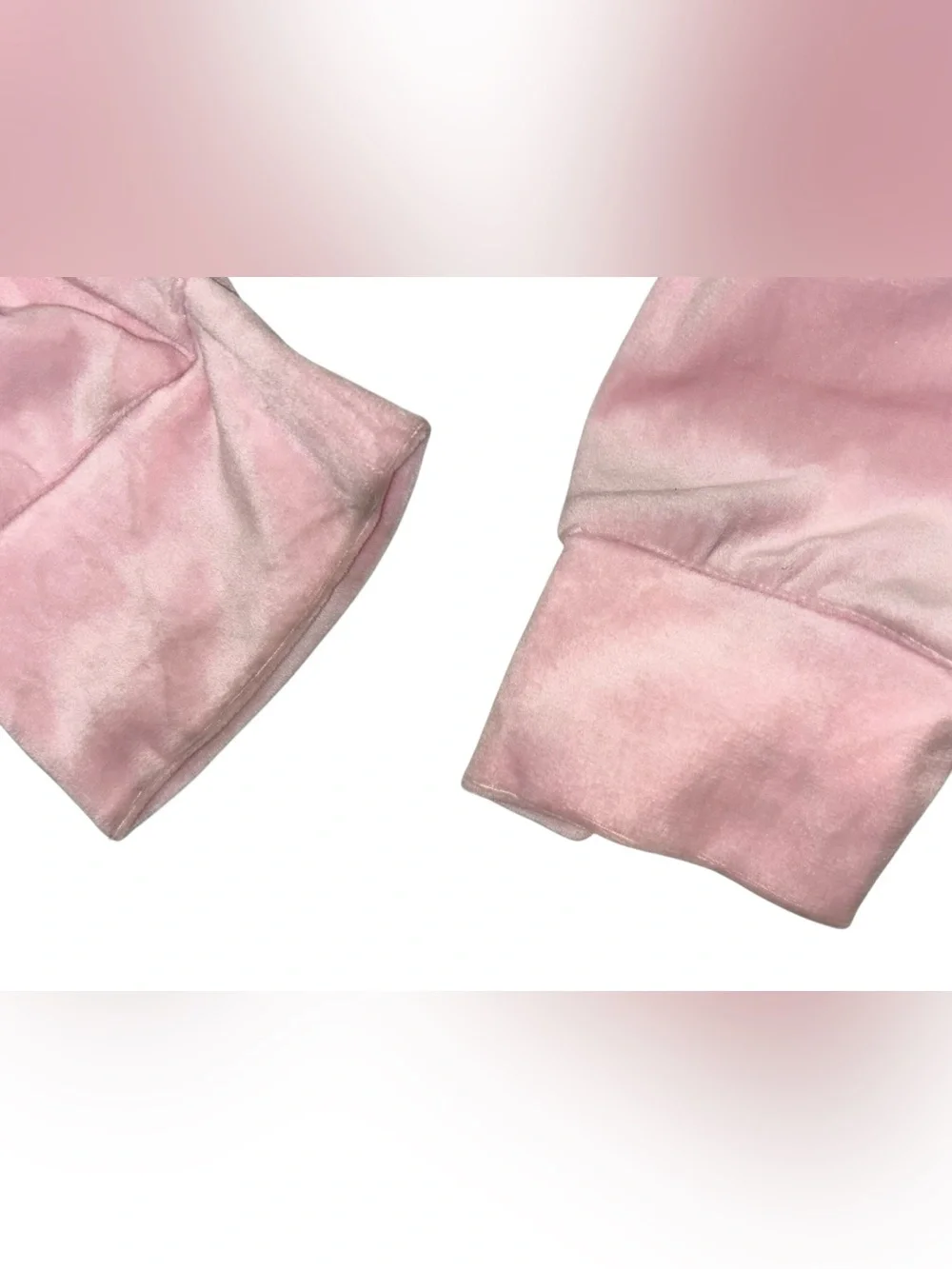 NWT Juicy Couture Velour Sleepwear Lola Pink Rhinestone Logo 2-Pc Lounge Set XL